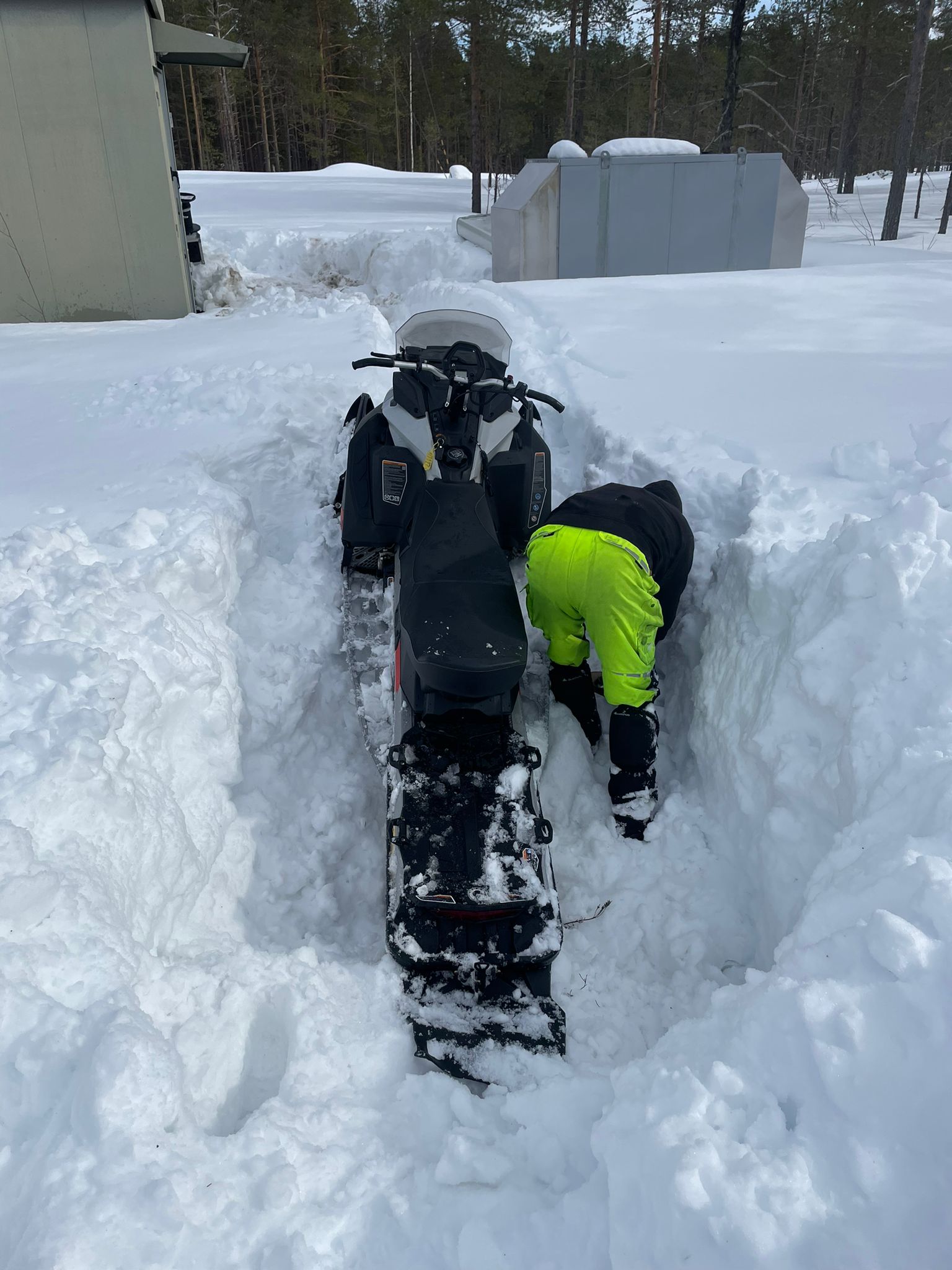 Snowmobile site access